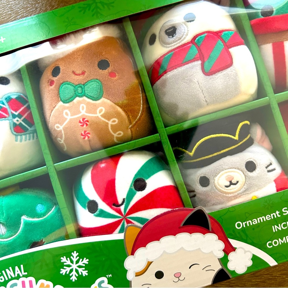 Squishmallows🎄✨Christmas ornament set NWT